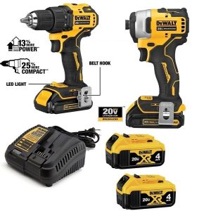 Dewalt DCK2009M2 Combo máy 20Vmax DCD709 + DCF809