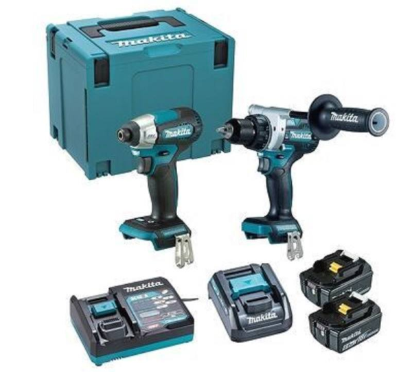 Makita DLX2443JX1 Bộ sản phẩm(dtd157z+ddf486z+adp10+bl1860