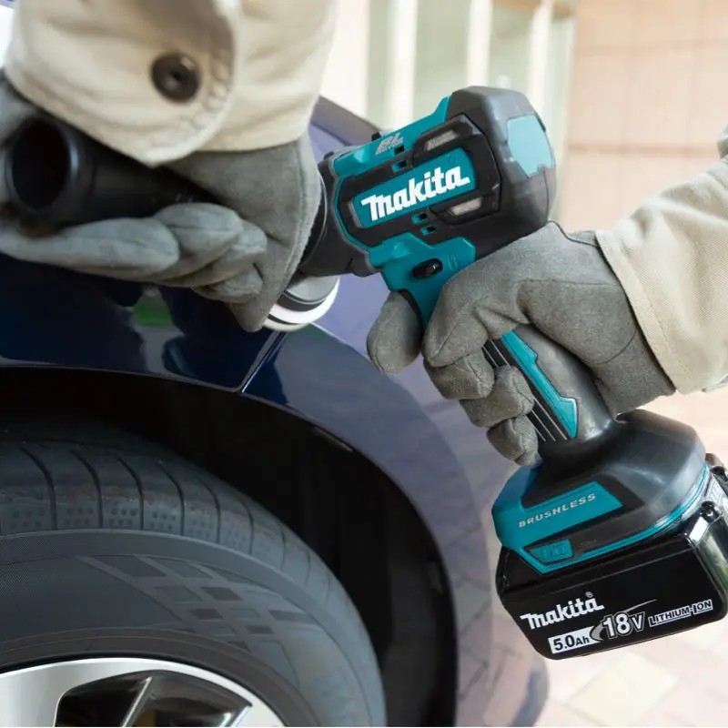 Makita DPV300RTJ Máy đánh bóng dùng pin(18v) (kèm 02 pin 5.0 + sạc nhanh)