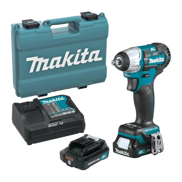 Makita TW160DSAE Máy siết bu lông dùng pin(9.5mm/bl) (kèm 02 pin 2.0 + sạc)
