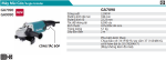 Makita GA7090 Máy Mài Góc (180MM/2200W/CÔNG TẮC BÓP)